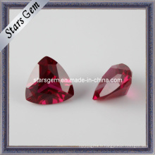 5 # Ruby Trilliant Cut Semi-Precious Stone